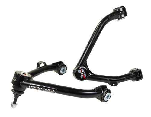 67-34640 ReadyLIFT Stock/Leveling & Big Lifts Upper Control Arms-New Bushings & High Angle Ball Joint with Cast/Stamped Stock Arms For Chevrolet/GMC 1500 RWD, 4WD