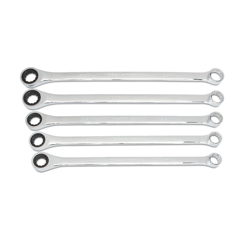 5 Pc. GEARWRENCH GearBox 12 Pt. XL Double Box Ratcheting Wrench Set, Metric - 85987