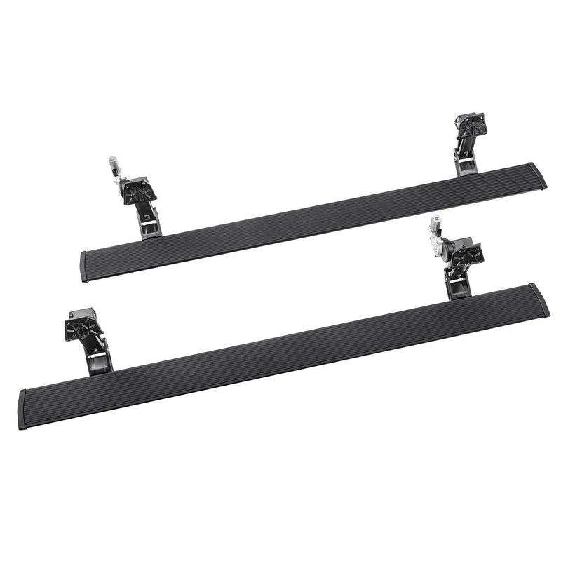 AMP Research PowerStep Plug-N-Play | Fits Ford Ranger 2024-2025 | 76363-01A | Rust Proof Aluminum Retractable Electric Steps with LED Step Lights