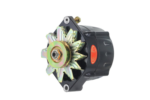 Alt Powermaster GM 12SI Black 150A Smooth Look™ 1V Pulley 1 or 3 Wire