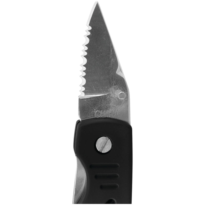 Folding Pocket Knife Performance Tool W3232 with Liner Lock, Rubberized Handle, and Keychain