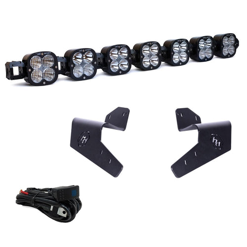 Baja Designs Linkable XL 7 LED Roof Mount Light Kit for Can-Am Maverick R UTV