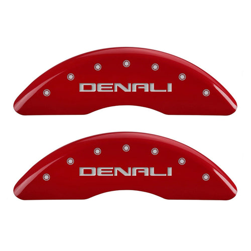 Gmc Caliper Covers MGP Caliper Covers 34003Sdnlrd: Red, Denali, 4 Pack
