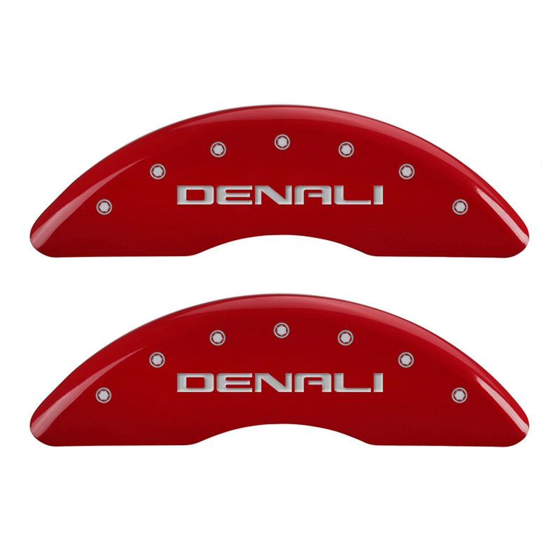 Gmc Caliper Covers MGP Caliper Covers 34003Sdnlrd: Red, Denali, 4 Pack