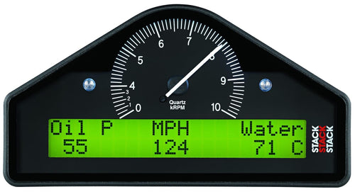 AutoMeter Multi-Function Dash Display Logger ST8916S-E (Mfd), Blk, 0-3-8K RPM Invert