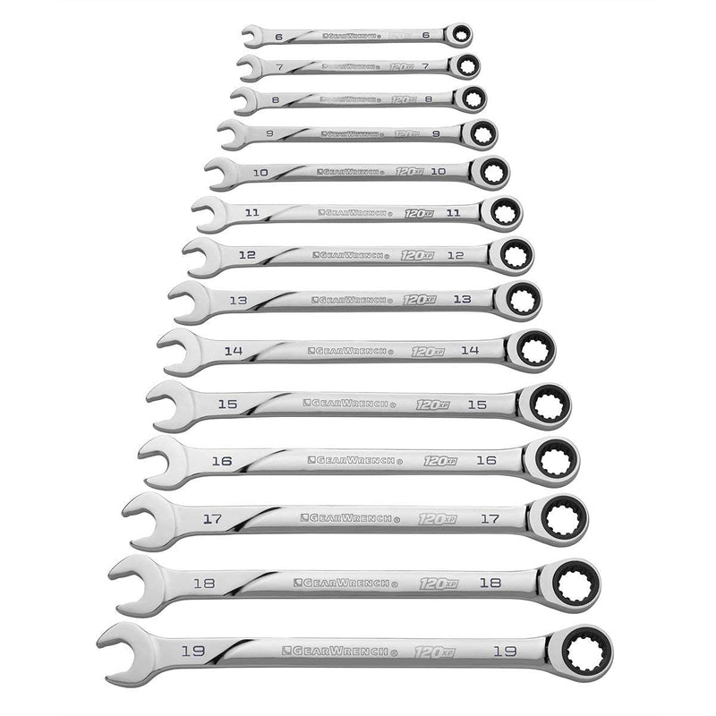 XL Ratcheting Combination SAE Wrench Set GEARWRENCH Universal - 86426