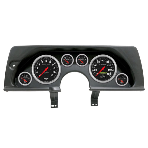 AutoMeter Dash Kit Direct Fit, (5" X2, 2 1/16" X4), Chevy Camaro 90-92, Sport-Comp (2926-11)
