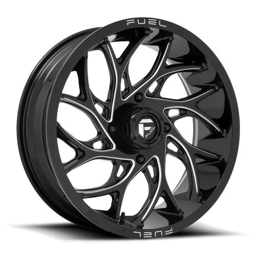 UTV Fuel 1-20x7 Runner Black 4x137 13 D7412070A644 Rim!