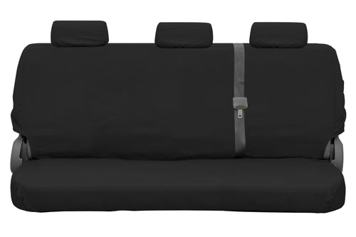 Covercraft Custom Polycotton Seat Covers | Fits 2024-2025 Ford Ranger (Excludes Raptor) | 2nd Row Solid Bench Seat, Charcoal