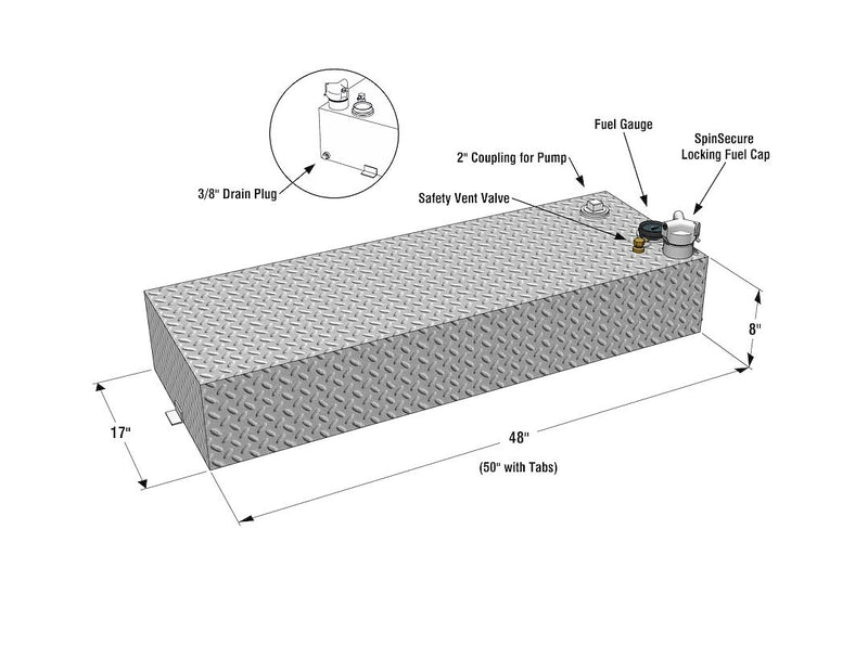 Auxiliary RDS Tanks 74596 Fuel Tank