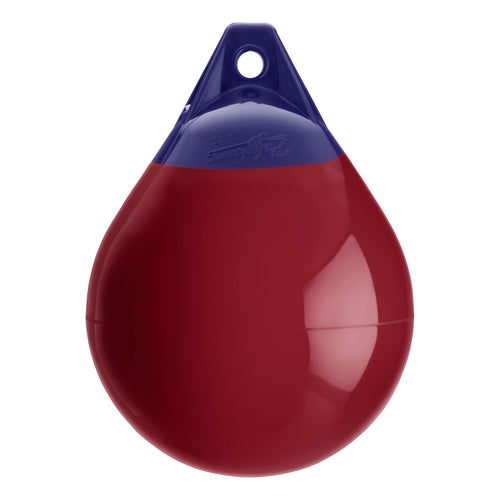 Polyform A-2 Standard Blue Ropehold Buoy - Burgundy