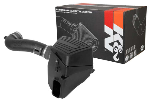 Cold Air Intake System K&N: High-Flow Air Filter, Increase Performance & Towing: Compatible with 2021-2024 Chevy/GMC/Cadillac: Silverado, Suburban, Tahoe, Sierra, Yukon, Escalade, 63-3109