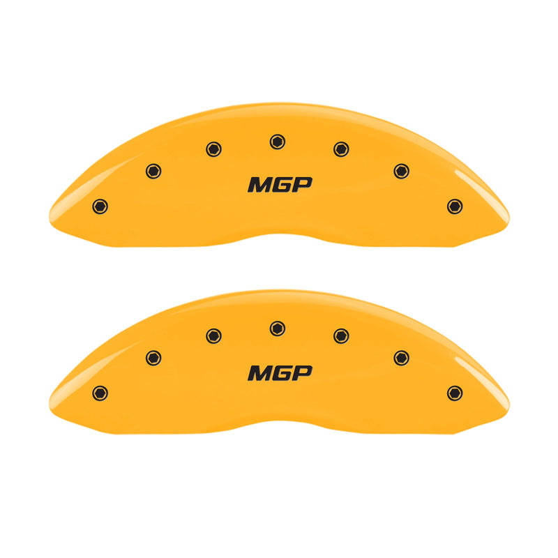 Caliper Covers MGP 37019SMGPYL Yellow Caliper Cover