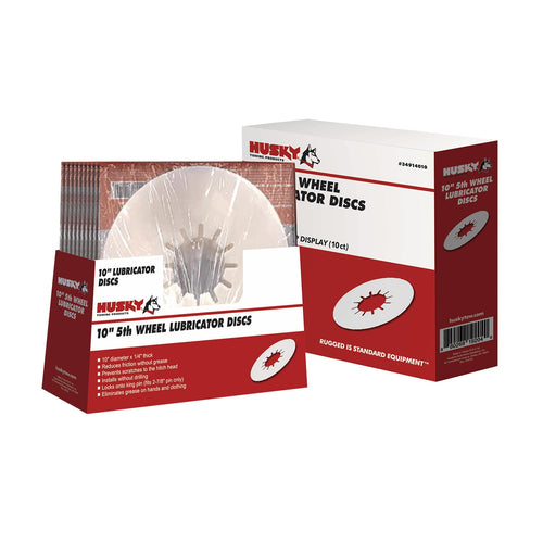 10 INCH HUSKY TOWING 5TH WHEEL LUBE DISC RTL BOX 34914010