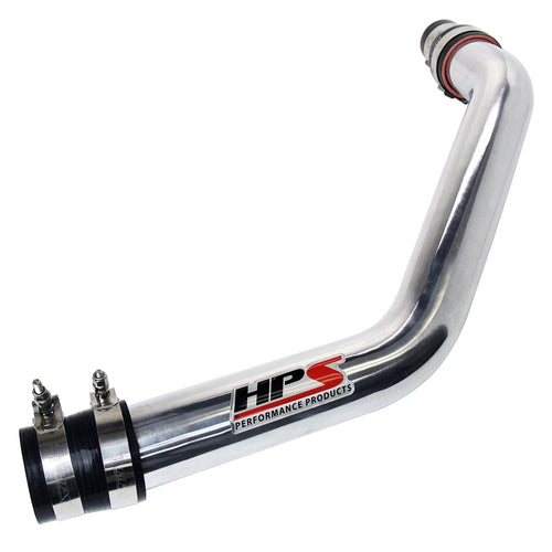 HPS Performance Intercooler Polish (2.5" Upper Charge Hot UICP) Compatible for 2008-2015 Mitsubishi Lancer EVO X Turbo, 17-103P