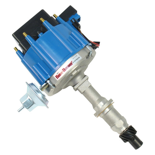 Pertronix Flame-Thrower D1202 Distributor HEI with Blue Cap for Pontiac Small Block/Big Block