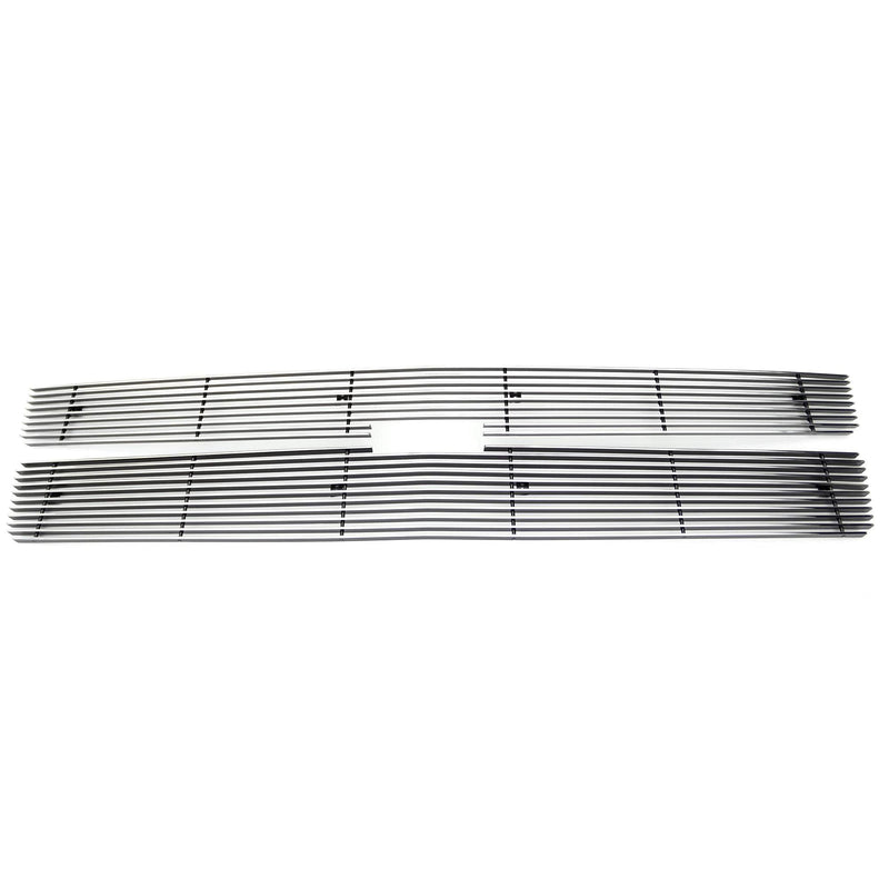 Polished 2007-2010 Silverado HD Billet Grille, 2 Pc, Overlay - PN #21112