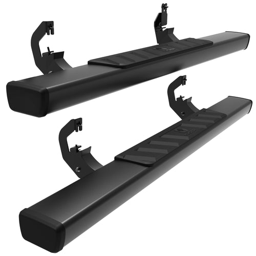 4" Riser Tyger Auto Running Boards Compatible with 2007-2018 Chevy Silverado GMC Sierra 1500; 2007-2019 2500 3500HD; 2019 LD/Limited | Reg Cab | TG-RS2C41188 | Side Step Rails Nerf Bars