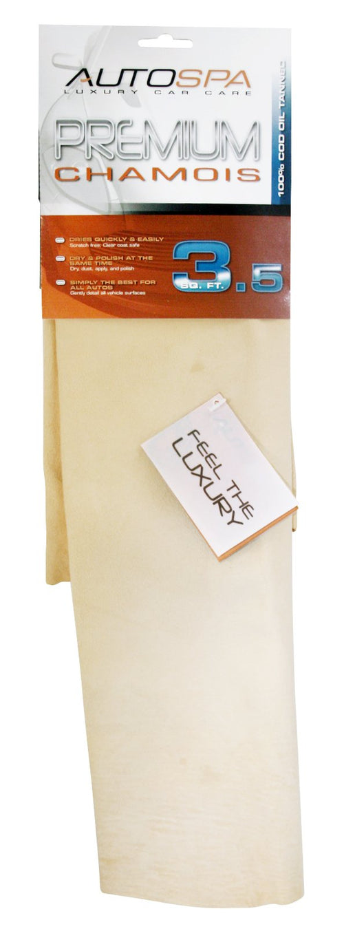 Genuine AutoSpa Full Skin Chamois, 3.5 sqft