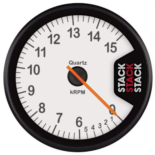 Clubman Stack ST200-0615W 80mm 0-6-15k RPM Tachometer