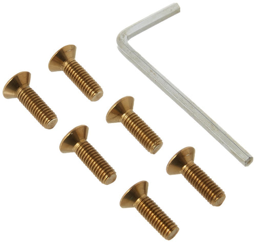 Steering Wheel Screw Kit NRG Innovations SWS-100CG (Upgrade Chrome Gold "CONICAL")