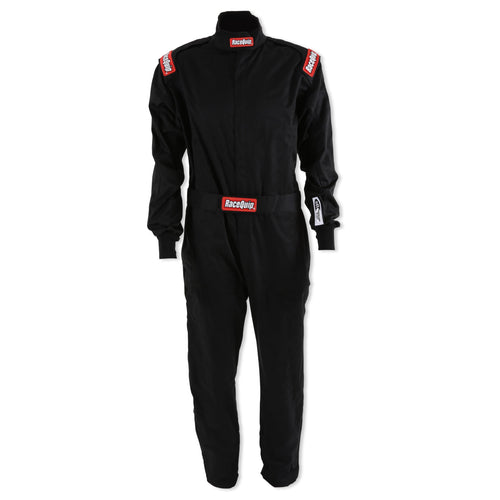 Chevron-1 RaceQuip® Driving Suit - SFI 3.2A/1 - Black - 2XL