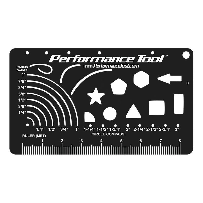 W485 Performance Tool Pocket Precision Reference Cards Set, 1 Pack