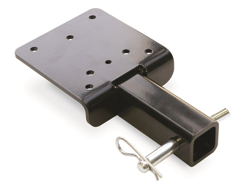 Winch WARN 68531 Trailer Hitch Adapter Mounting Plate, Black