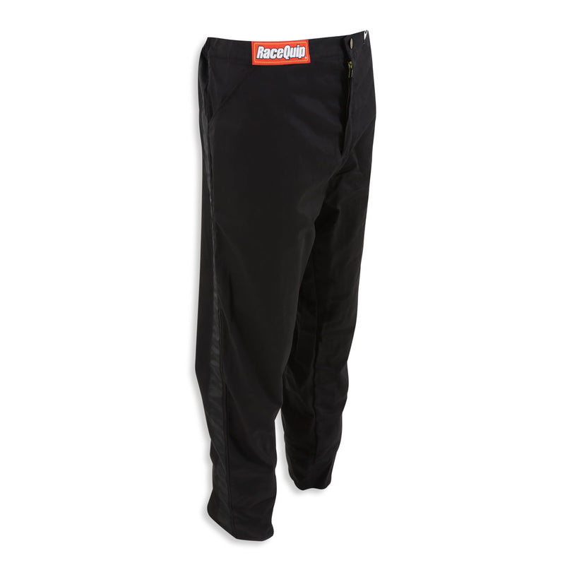 RaceQuip Fire Suit Racing Driver Pants Single Layer SFI 3.2A/ 1 Black 5X-Large 112000