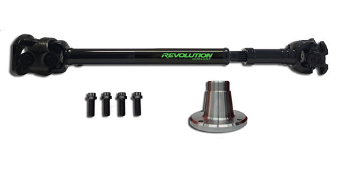 JK Front Revolution Gear 1350 CV Driveshaft 2 or 4 Door Flange Style