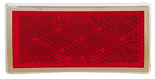 B484R Peterson Reflector, Quick-Mount, Rectangular, Chrome, 3.19"X1.65"