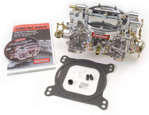 Performer Series Edelbrock 1404 550 CFM Square Bore 4-Barrel Air Valve Secondary Manual Choke New Carburetor