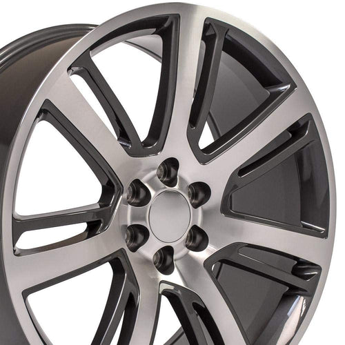 CA88-24100-6550-31MG OE Wheels 24" Replica Wheel CA88 Fits Cadillac Escalade Rim 24x10 Machined Wheel