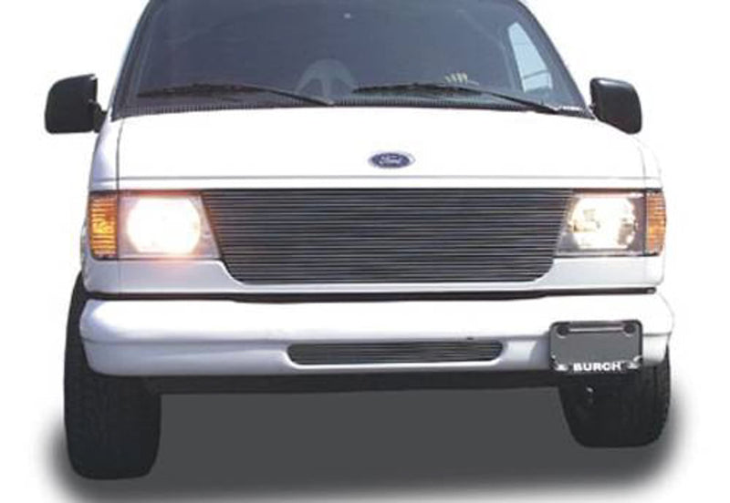 Horizontal T-Rex 20500 Aluminum Polished Finish Billet Grille Bolt-on for Ford Econoline Van