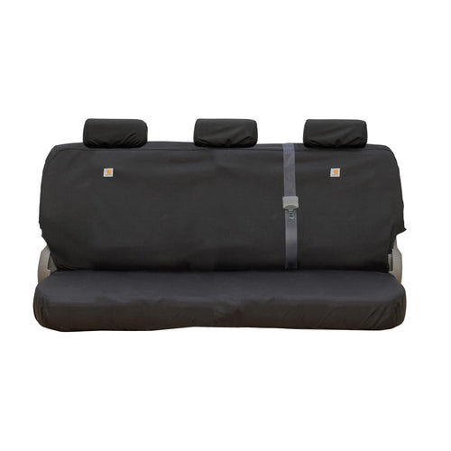 Covercraft Super Dux Carhartt SeatSaver Custom Seat Covers | SSC7432COBK | 2nd Row Solid Bench Seat | Compatible with 2011-2018 Ram 1500, 2019-2022 Ram 1500 Classic, 2011-2022 Ram 2500/3500 | Black