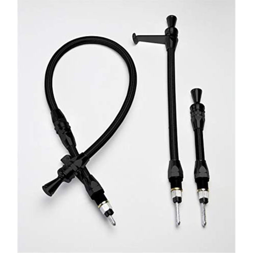 Lokar X1211937 Performance Products Dipstick Trans 4L80E Locking Trans Mount Flexible Black Ss Housing