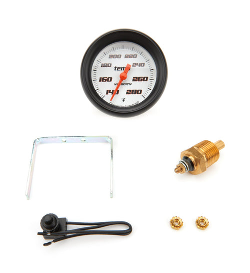 Velocity White Classic Instruments VS326WBPF-08 2 5/8 in Water Temperature Gauge 1/2