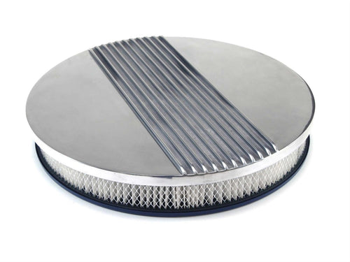 C5ZZ-9600-AFK Scott Drake 14" Aluminum Finned Air Cleaner Assembly