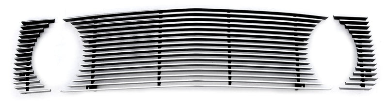 Compatible with T-REX Grilles Mustang GT (2005-2009) Billet Grille, Polished, 3 Pc, Overlay - PN #20516