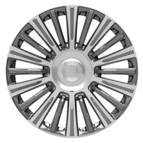 24" Replica Wheel Ca92 OE Wheels Fits Cadillac Escalade 24X10 Gunmetal With Polished Face Wheel