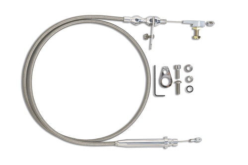 Hi-Tech Lokar KDP-2350HT Polished Kickdown Cable for GM 350 Transmission