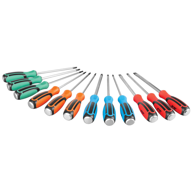 12Pc Performance Tool Go-Thru Screwdriver Set W1741