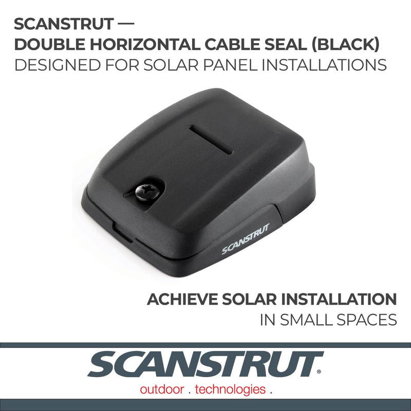 Scanstrut Double DS-HD10-BLK Horizontal Cable Seal - Black