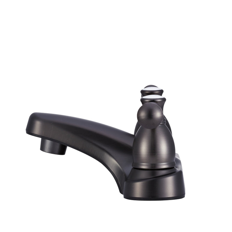 Dura Faucet RV Bathroom Faucet DF-PL700L-VB with Classical Hot and Cold Handles (Venetian Bronze)