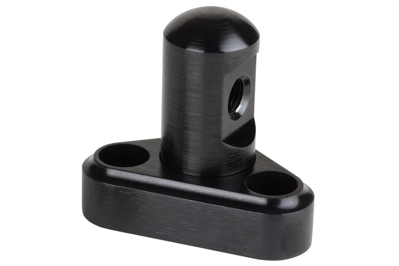 Black Finish Lokar XTCB-40TP3 Triple Stud Billet Aluminum Bracket for Tuned-Port Injection