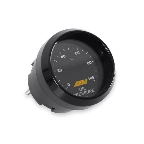 0-100 PSI AEM 30-4401 Oil or Fuel Pressure Gauge