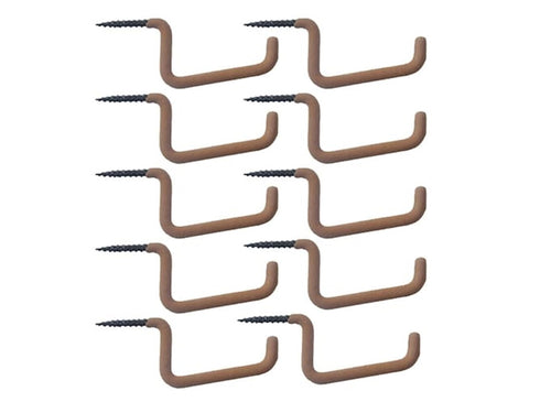 Black HME Dual Accessory Hooks 10 - Pk (BGH-10), 1.00 x 1.00 x 1.00