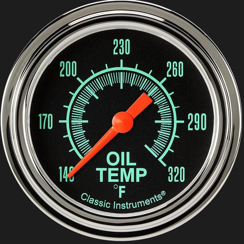 Classic Instruments G/Stock GS328SLF 2 5/8" Oil Temperature Gauge