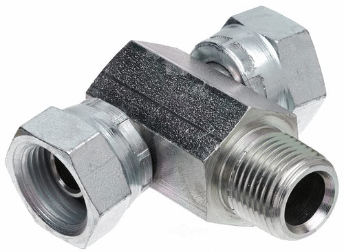 Gates Female Pipe Swivel G60186-1212 Npsm On Run to Male Pipe Nptf Tee (SAE to SAE)