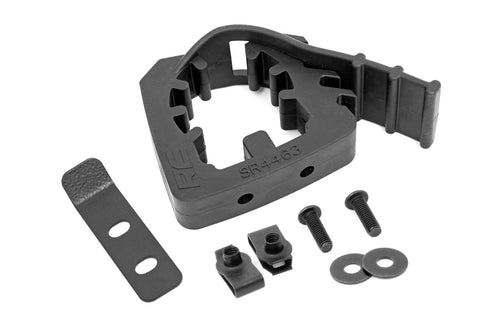 Rough Country Molle Panel Universal Rubber Clamp – Single Jaw-Style Tool Clamp, Fits 1 3/4"–2 1/2", 50 lb Load Rating